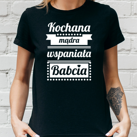 T-Shirt | Kochana Mądra - Babcia