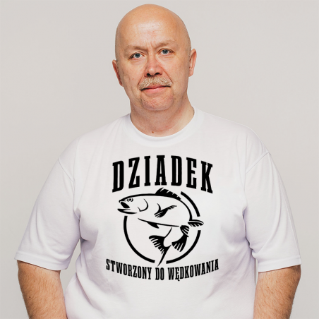 T-shirt | Dziadek stworzony do wędkowania