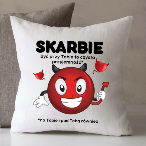 Poduszka | SKARBIE BYĆ PRZY...