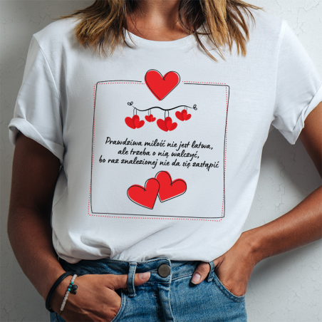 T-shirt | Prawdziwa Miłość nie jest Łatwa...
