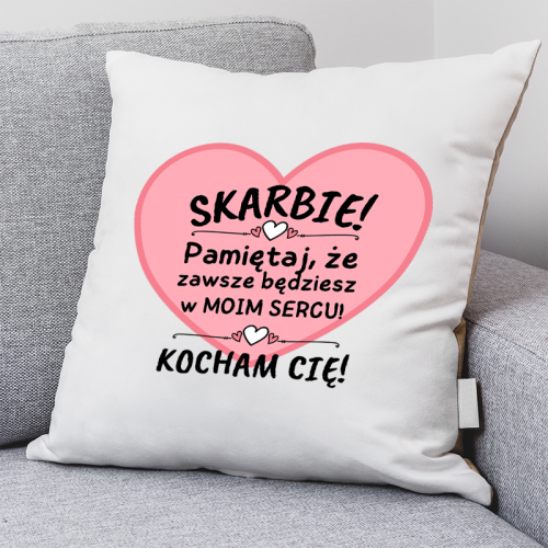 Poduszka | SKARBIE KOCHAM CIĘ!