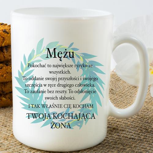 Kubek z nadrukiem Mężu...