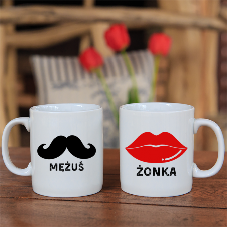 Kubki | Mężuś - Żonka (2szt.)