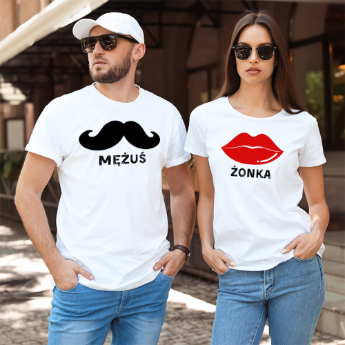 T-shirt dla Par | Mężuś -...