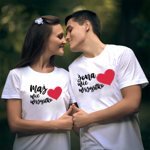 T-shirt dla Par | Mąż i...