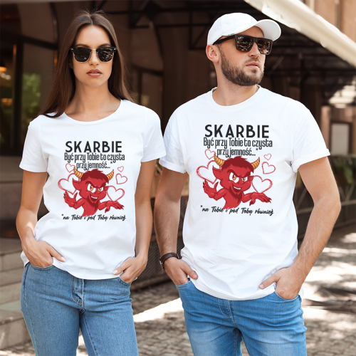 T-shirty dla par Skarbie...