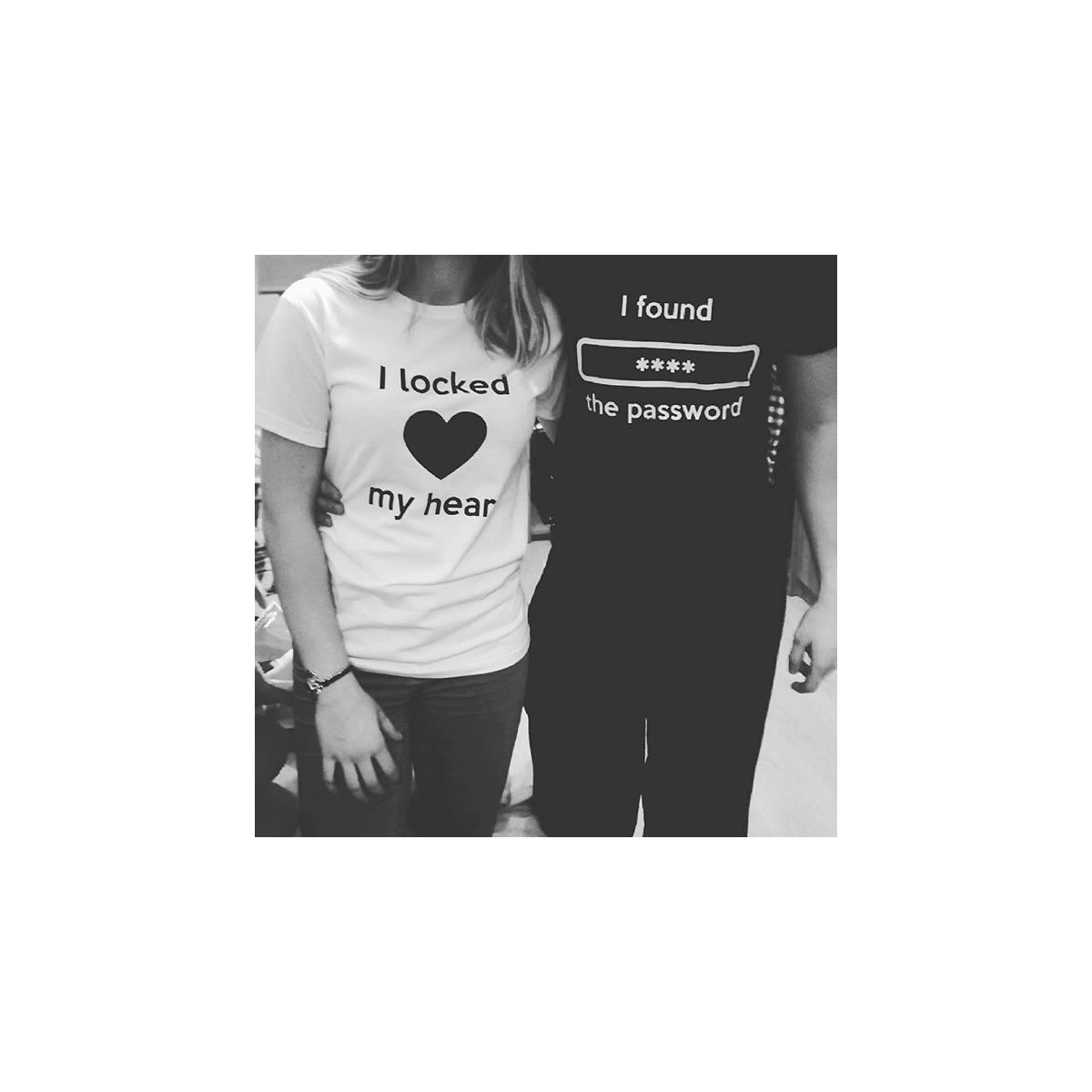 T-shirt DLA PAR 2 SZT I LOCKED & I FOUND