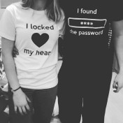 T-shirt DLA PAR 2 SZT I LOCKED & I FOUND