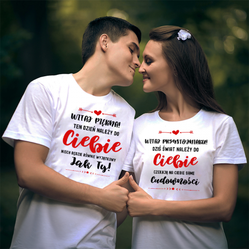 T-shirty dla Par | Witaj...