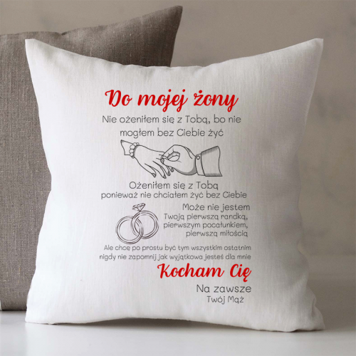 Poduszka | DO MOJEJ ŻONY