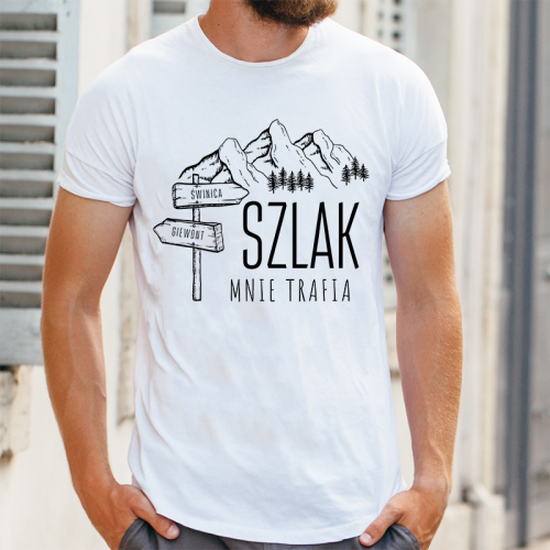 T-shirt oversize DTG Szlak...