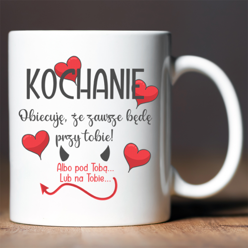 Kubek z nadrukiem Kochanie...