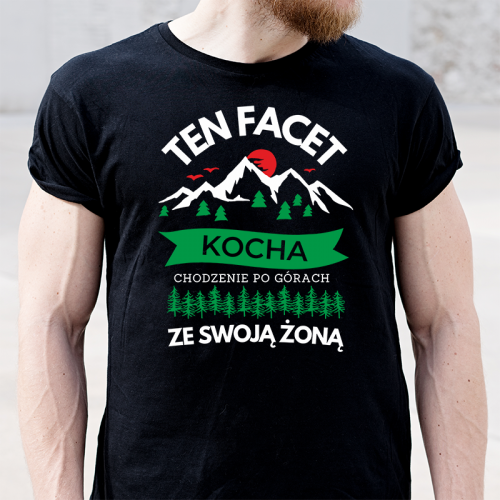 T-shirt Czarny | Ten facet...