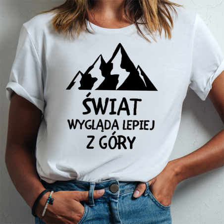 T-shirt | Świat Wygląda Lepiej z Góry